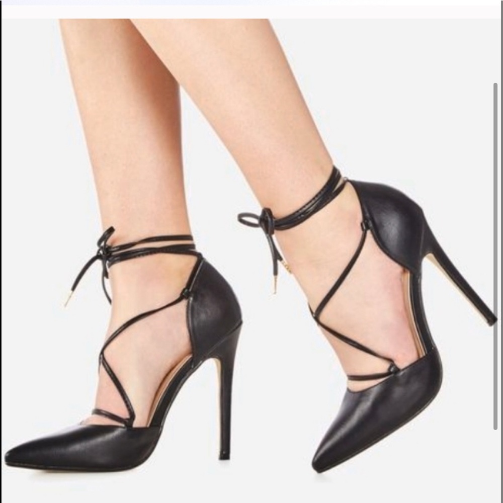 Lace up heels